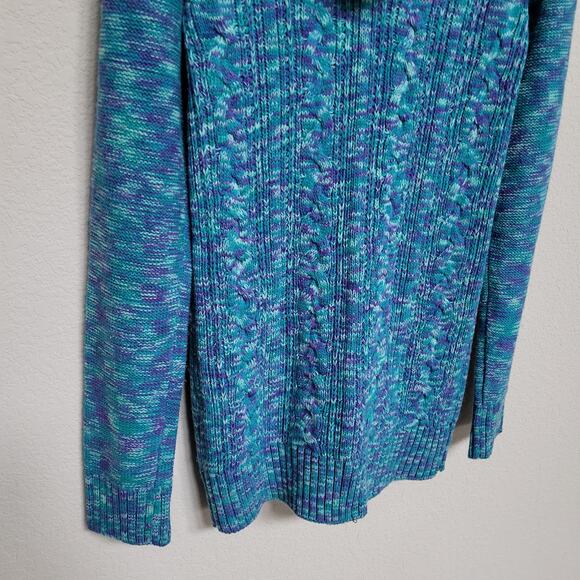 Kirra Hooded Cardigan Womens XS Button Up Fall Winter Casual Pockets Colorful - Picture 9 of 11